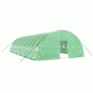Helloshop26 - Serre tente abri plante fleur légumes avec cadre en acier 72 m² 12 x 6 x 2,85 m vert 02_0044624 - 3000220275278 Helloshop26 - Serre tente abri plante fleur légumes avec cadre en acier 72 m² 12 x 6 x 2,85 m vert 02_0044624 - 3000220275278