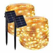 Lumisky 2 Guirlande solaires SKINNY 100 LED 11,5M Cuivre Cuivre - cuivre 3666162012670