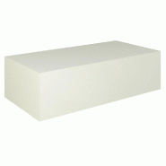 Podium pour mannequins Vertigo blanc mat 90x45x25cm