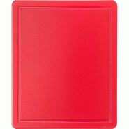 Romux® Planche à découper rouge (viande) 530x325 mm | Planches à découper professionnelles pour bars et restaurants - rouge 8436604198935