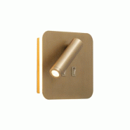 ROSSINI ILLUMINAZIONE My Way - Applique Led 9W Orientable, Lumière 3000K, Finition Bronze, Design Moderne En Aluminium, Idéale Pour Lire - Groupe Ro