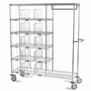 Sclessin 374.844 HYGIRACK Chariot 20 Casiers Professionnel - 374.844