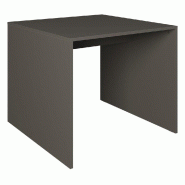 Table de présentation Vertigo anthracite 90x90x76cm