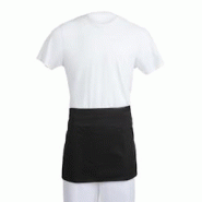 Tablier Serveur Court Whites Noir - Whites Chefs Clothing - noir 0698142016579 Tablier Serveur Court Whites Noir - Whites Chefs Clothing - noir 0698142016579