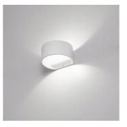 Applique sheibe led cob 5w 3000k- 450 lms- blanc- éclairage up&amp;down