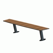 Banc public en bois buton industries bali ba 41 Banc public en bois buton industries bali ba 41