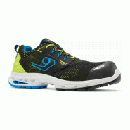 Base - Baskets de sécurité basses en tissu technique noir et bleu YORK S1PS http://carbonn.Fr/img/co/336.Jpg Taille 38 - 38 matière synthétique 80