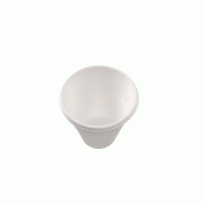 Betik Ecoline – 600 unités – Bol rond bagasse blanc – Ø 15 x 6 cm 500 ml - blanc Bagasse 1010911