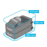 Casiers intelligents pour bagages et valises - H60 | Grand - Spacieux et polyvalent pour grandes valises_1