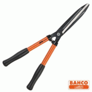 Cisaille à Haie Traditionnelle Bahco - Universelle avec Lame Trempée de 21 cm et Poignées Confortables