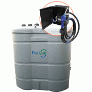 Cuve de stockage AdBlue 2000L - double paroi - pompe 35L/min - volucompteur électronique - PEHD renforcé