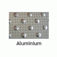 Dalles en aluminium larmée