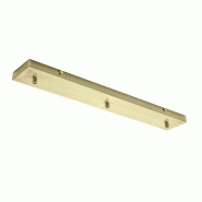 Gea Luce Rosace Plafond Rectangulaire Laiton Ip20 Alice - Base Pour Suspension, Design Moderne, Connexion Centrale, Facile À Poser - doré ALICE B R/