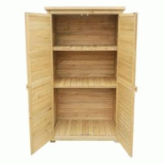 Helloshop26 - Armoire abri de jardin portes en lamelles 160 cm bois d'épicéa toit bitumé 16_0002170 - 3000048271537 Helloshop26 - Armoire abri de jardin portes en lamelles 160 cm bois d'épicéa toit bitumé 16_0002170 - 3000048271537