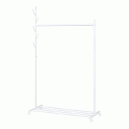 Helloshop26 - Portant à vêtements portemanteau porte-vêtements penderie dressing ouvert Snåsa 170 x 105 x 43 cm blanc 03_0010301 - 3000225156107