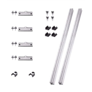 Kit de fixation bac acier 1x9  sur toiture pour une ligne des 9 panneaux - schletter