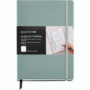 MIQUELRIUS Carnet Bullet Journal A5, 192p./96 feuilles papier 100 g/m², couv. Verte, dot grid - 8422593015117