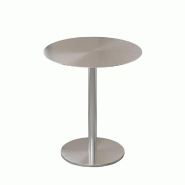 Mobilier de Restauration Table Bistro Ronde en Acier Inoxydable pour Bar Café 50x75cm【BXG-BY50】 - 0730849890820