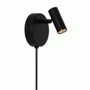 Nordlux Applique murale Omari Round  Métal Noir ,  H. 12 - IP20 - LEDModule /   Intérieur - noir métal 5704924027253