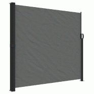 VidaXL Auvent latéral rétractable anthracite 180x500 cm Modèle Neptune Confort - 4004458