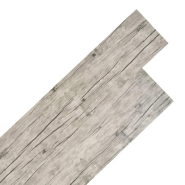 Vidaxl planches de plancher pvc non auto-adhésif 4,46m² 3mm gris clair 146591