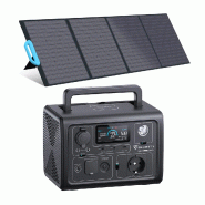 BLUETTI EB3A + PV200 Groupe Électrogène Solaire