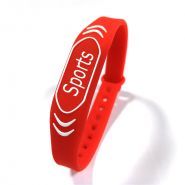 Bracelet rfid - mh - bracelet intelligent de rfid de silicone de contrôle d'accès de gymnase imperméable 13.56mhz