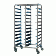 Chariot de débarrassage inox 24 niveaux | EAIS - DP293