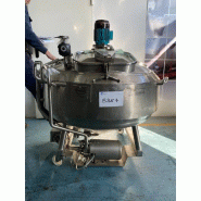 Cuve inox d'occasion 200 litres avec agitation - référence : c5367