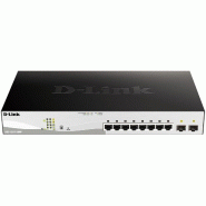 D-Link DGS-1210-10MP 10-Port Layer2 PoE+ Smart Managed Gigabit - noir DGS-1210-10MP/E