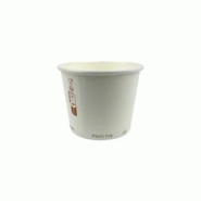 FHC - 500Pcs - Pot à soupe carton blanc Ø 9cm H70mm 230ml - multicolore en carton FHC210SOW8 FHC - 500Pcs - Pot à soupe carton blanc Ø 9cm H70mm 230ml - multicolore en carton FHC210SOW8