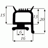 Joint caoutchouc pour chambre froide jcr-045_0