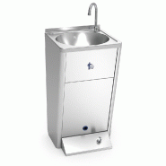 Lave-mains électrique autonome avec un bouton poussoir eau froide Fabricant : Fricosmos. Référence : 061468 - inox FRI061468