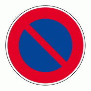 Panneau B6a1 - Stationnement interdit