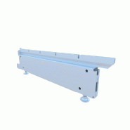 Pied réglable pour montant double GP25 H11,5 cm blanc 9003 P50 cm
