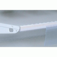 Porte étiquette adhésif transparent 1000x20mm - Fixation durable et résistante
