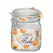 Pot en verre Bormioli Fido cl.75 avec terrine à joint hermétique - transparent 8004360093889