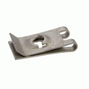 Receptacle a agrafe (pour vis a pas rapide) - acier - forme j (16-67)