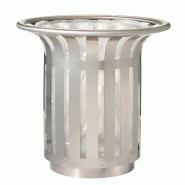 ROSSIGNOL corbeille en inox 316 60l tulipe extreme - gris inox 51826