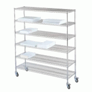 Sclessin 374.860 HYGIRACK Chariot Étagères L1520xP610mm Professionnel - 374.860