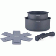 Set 2 casseroles AM2984 aluminium gris Ø16/20 cm Arthur Martin - aluminium ART3508510452984 Set 2 casseroles AM2984 aluminium gris Ø16/20 cm Arthur Martin - aluminium ART3508510452984
