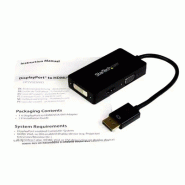 StarTech Adaptateur de voyage DisplayPort vers VGA / DVI /
