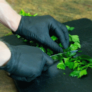 Thouy Gants nitrile noir non poudré taille XL par 100 - 5010699525604