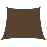 VidaXL Voile d'ombrage 160 g/m² Marron 3/4x3 m PEHD Modèle Balcon Luxe Pro - marron 311819
