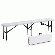 Banc pliant 180cm 3 places