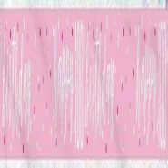 Bannière rose & chiffre argenté 100 - 83500
