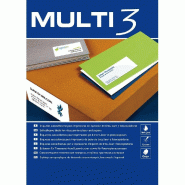 Étiquettes blanches multi-usages 21x29.7mm - par 100 - Papier