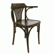 Fauteuil d'intérieur en bois New Orleans coloris Cérusé Foncé