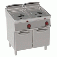 Friteuse electrique 15+15 litres sur support - 800x700x900 mm - 24000 W 400/3V - 39650617 Eurast - inox 39650617 Friteuse electrique 15+15 litres sur support - 800x700x900 mm - 24000 W 400/3V - 39650617 Eurast - inox 39650617