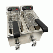 Friteuse posable électrique 2X4 L - 7455.1002 COMBISTEEL - 7455.1002